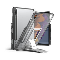 Ringke Fusion Combo Outstanding hard case with TPU frame for Samsung Galaxy Tab S7 11'' + self-adhesive foldable stand grey (FC475R40) (Grey) цена и информация | Чехлы для планшетов и электронных книг | kaup24.ee