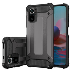 Hybrid Armor Case Tough Rugged Cover for Xiaomi Redmi Note 10 Pro silver (Silver) hind ja info | Telefoni kaaned, ümbrised | kaup24.ee