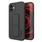 Wozinsky Kickstand Case iPhone XS Max silicone case with stand black (Black) hind ja info | Telefoni kaaned, ümbrised | kaup24.ee