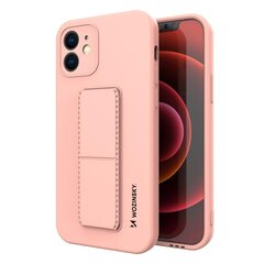 Wozinsky Kickstand Case silicone case with stand for iPhone XS Max pink (Pink) hind ja info | Telefoni kaaned, ümbrised | kaup24.ee