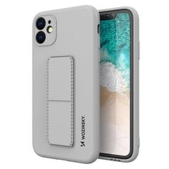 Wozinsky Kickstand Case silicone case with stand for iPhone 11 Pro gray (Grey) hind ja info | Telefoni kaaned, ümbrised | kaup24.ee