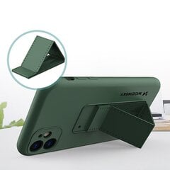 Wozinsky Kickstand Case silicone case with stand for iPhone 11 Pro gray (Grey) hind ja info | Telefoni kaaned, ümbrised | kaup24.ee