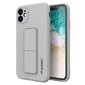 Wozinsky Kickstand Case silicone case with stand for iPhone 11 Pro Max gray (Grey) hind ja info | Telefoni kaaned, ümbrised | kaup24.ee