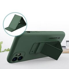 Wozinsky Kickstand Case silicone case with stand for iPhone 11 Pro Max gray (Grey) цена и информация | Чехлы для телефонов | kaup24.ee