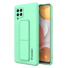 Wozinsky Kickstand Case Silicone Stand Cover for Samsung Galaxy A42 5G Mint (Mint) цена и информация | Чехлы для телефонов | kaup24.ee