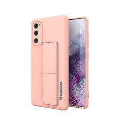 Wozinsky Kickstand Case Silicone Stand Cover for Samsung Galaxy S20 FE 5G Pink (Pink) hind ja info | Telefoni kaaned, ümbrised | kaup24.ee