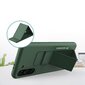 Wozinsky Kickstand Case Silicone Stand Cover for Samsung Galaxy S21 + 5G dark green (Dark green) цена и информация | Telefoni kaaned, ümbrised | kaup24.ee