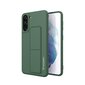 Wozinsky Kickstand Case Silicone Stand Cover for Samsung Galaxy S21 + 5G dark green (Dark green) цена и информация | Telefoni kaaned, ümbrised | kaup24.ee