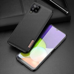 Dux Ducis Fino case covered with nylon material for Samsung Galaxy A22 4G black (Black) цена и информация | Чехлы для телефонов | kaup24.ee