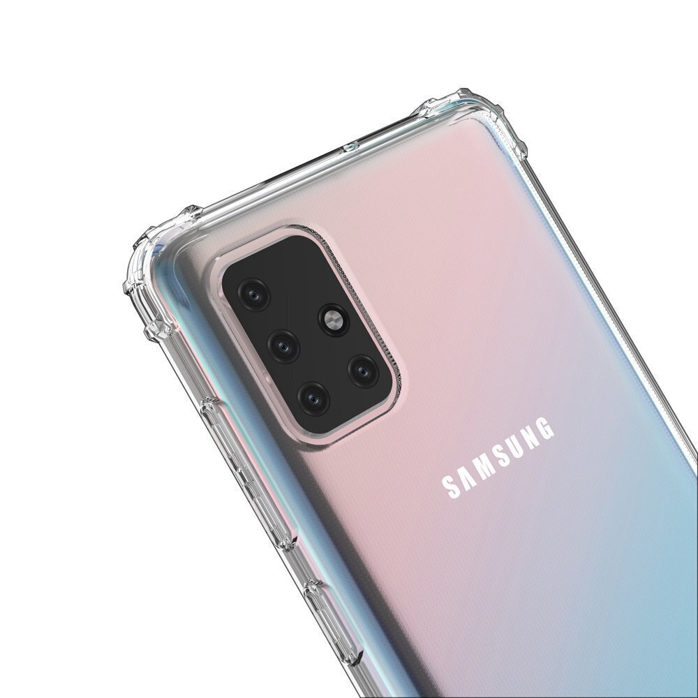 Wozinsky Anti Shock Armored Case For Samsung Galaxy A52s 5G / A52 5G / A52 4G Transparent цена и информация | Telefoni kaaned, ümbrised | kaup24.ee