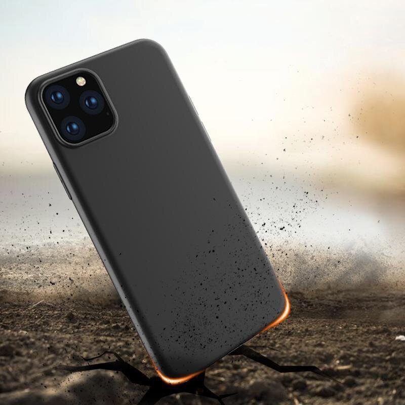 Soft Case TPU gel protective case cover for iPhone 12 black hind ja info | Telefoni kaaned, ümbrised | kaup24.ee