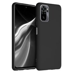 Silicone Case Soft Flexible Rubber Cover for Xiaomi Redmi Note 10 / Redmi Note 10S black (Black) hind ja info | Telefoni kaaned, ümbrised | kaup24.ee