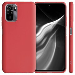 Silicone Case Soft Flexible Rubber Cover for Xiaomi Redmi Note 10 / Redmi Note 10S red (Red) hind ja info | Telefoni kaaned, ümbrised | kaup24.ee