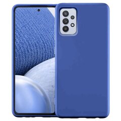 Silicone Case Soft Flexible Rubber Cover for Samsung Galaxy A32 4G dark blue (Dark blue) hind ja info | Telefoni kaaned, ümbrised | kaup24.ee
