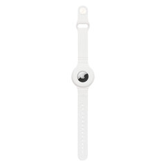 Silicone flexible cover wrst band loop case for Apple AirTag white (White) цена и информация | Аксессуары для смарт-часов и браслетов | kaup24.ee