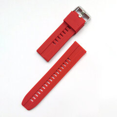 Silicone strap for Huawei Watch GT / GT2 / GT2 Pro smartwatch red (Red) цена и информация | Аксессуары для смарт-часов и браслетов | kaup24.ee