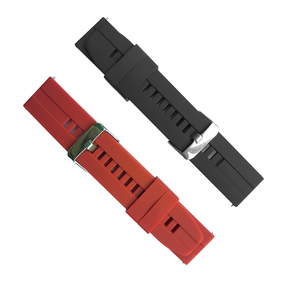 Silicone strap for Huawei Watch GT / GT2 / GT2 Pro smartwatch red (Red) цена и информация | Nutikellade ja nutivõrude tarvikud | kaup24.ee