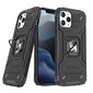 Wozinsky Ring Armor Case Kickstand Tough Rugged Cover for iPhone 13 black (Black) hind ja info | Telefoni kaaned, ümbrised | kaup24.ee