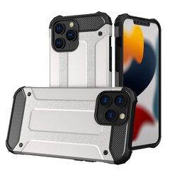 Hybrid Armor Case Tough Rugged Cover for iPhone 13 Pro silver (Silver) hind ja info | Telefoni kaaned, ümbrised | kaup24.ee