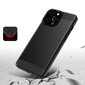 Carbon Case Flexible Cover TPU Case for iPhone 13 Pro Max black (Black \ iPhone 13 Pro Max) цена и информация | Telefoni kaaned, ümbrised | kaup24.ee