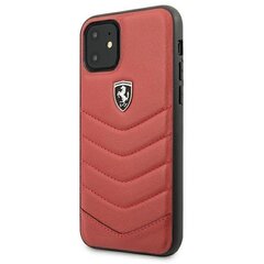 Ferrari FEHQUHCN61RE iPhone 11 czerwony/red hardcase Off Track Quilted hind ja info | Telefoni kaaned, ümbrised | kaup24.ee