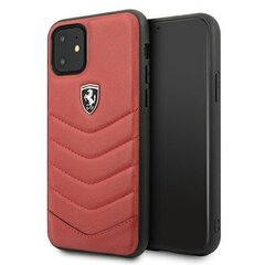 Ferrari FEHQUHCN61RE iPhone 11 czerwony/red hardcase Off Track Quilted hind ja info | Telefoni kaaned, ümbrised | kaup24.ee