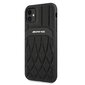 AMG AMHCN61OSDBK iPhone 11 6,1" czarny/black hardcase Leather Curved Lines hind ja info | Telefoni kaaned, ümbrised | kaup24.ee