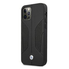 Чехол BMW для iPhone 12/12 Pro 6.1", чёрный цена и информация | Чехлы для телефонов | kaup24.ee