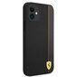 Ferrari FESAXHCP12SBK iPhone 12 mini 5,4" czarny/black hardcase On Track Carbon Stripe цена и информация | Telefoni kaaned, ümbrised | kaup24.ee