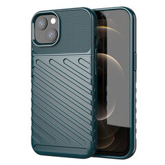 Thunder Case Flexible Tough Rugged Cover TPU Case for iPhone 13 mini green (Green) цена и информация | Чехлы для телефонов | kaup24.ee