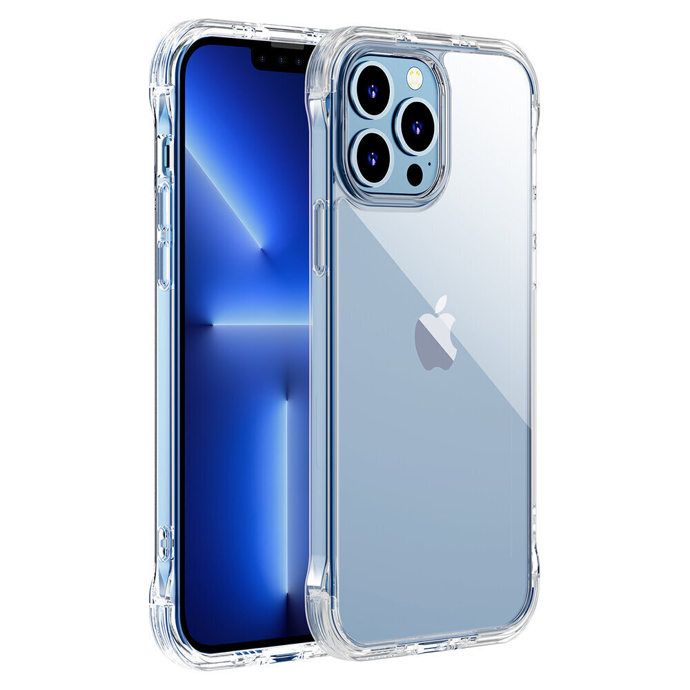 Joyroom Defender Series case for iPhone 13 Pro rugged housing with hooks kickstand transparent (JR-BP955) (Transparent \ iPhone 13 Pro) цена и информация | Telefoni kaaned, ümbrised | kaup24.ee