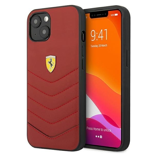 Ferrari FEHCP13MRQUR iPhone 13 6.1 &quot;red / red hardcase Off Track Quilted цена и информация | Telefoni kaaned, ümbrised | kaup24.ee