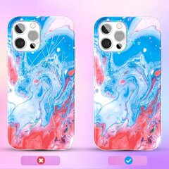 Kingxbar Watercolor Series color case for iPhone 12 Pro Max Blue-pink (niebiesko-różowy) hind ja info | Telefoni kaaned, ümbrised | kaup24.ee