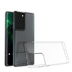 Чехол Ultra Clear Gel TPU для Samsung Galaxy S21 Ultra 5G, 0.5 мм, прозрачный цена и информация | Чехлы для телефонов | kaup24.ee