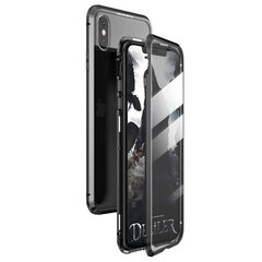 Wozinsky Full Magnetic Case Full Body Front and Back Cover with built-in glass for Samsung Galaxy A72 4G black-transparent цена и информация | Чехлы для телефонов | kaup24.ee