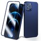 Joyroom 360 Full Case front and back cover for iPhone 13 + tempered glass screen protector blue (JR-BP927 blue) (Light blue || Niebieski) цена и информация | Telefoni kaaned, ümbrised | kaup24.ee