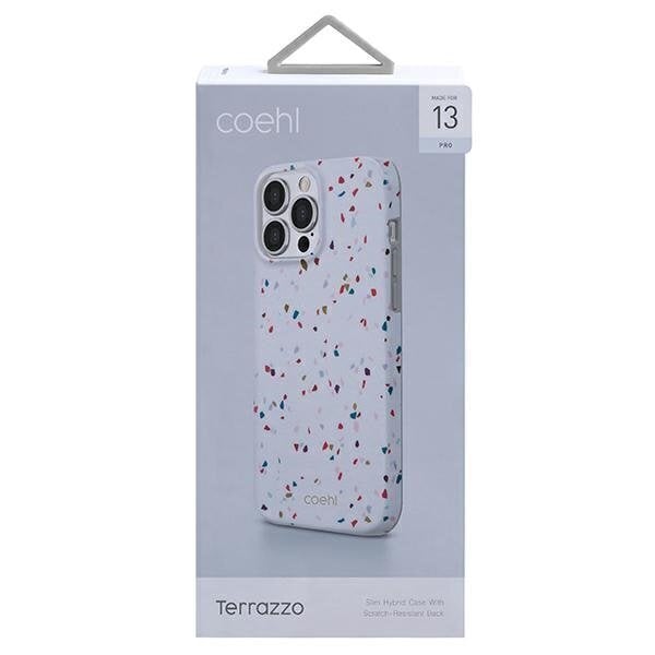 Uniq case Coehl Terrazzo iPhone 13 Pro / 13 6.1 &quot;white / natural white цена и информация | Telefoni kaaned, ümbrised | kaup24.ee