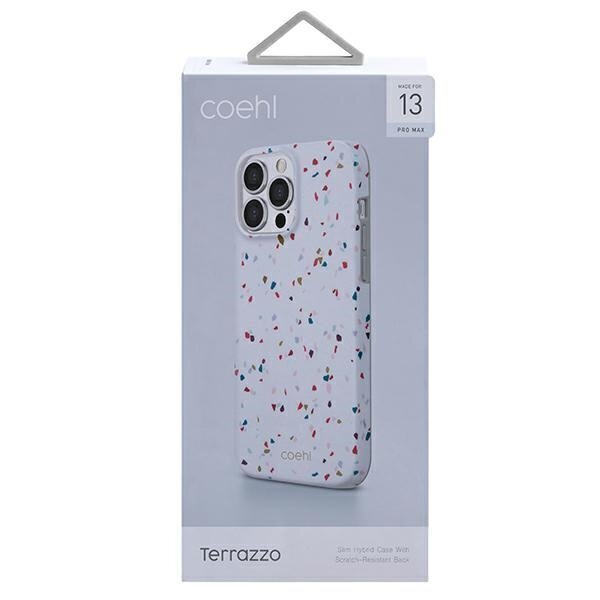 Uniq case Coehl Terrazzo iPhone 13 Pro Max 6.7 &quot;white / natural white цена и информация | Telefoni kaaned, ümbrised | kaup24.ee