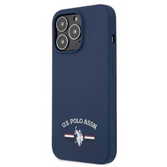 US Polo USHCP13LSFGV iPhone 13 Pro / 13 6.1 &quot;navy blue / navy Silicone Collection цена и информация | Чехлы для телефонов | kaup24.ee