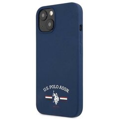 US Polo USHCP13MSFGV iPhone 13 6.1 &quot;navy blue / navy Silicone Collection цена и информация | Чехлы для телефонов | kaup24.ee