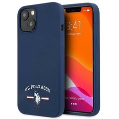 US Polo USHCP13MSFGV iPhone 13 6.1 &quot;navy blue / navy Silicone Collection цена и информация | Чехлы для телефонов | kaup24.ee