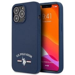 US Polo USHCP13XSFGV iPhone 13 Pro Max 6.7 &quot;navy blue / navy Silicone Collection цена и информация | Чехлы для телефонов | kaup24.ee