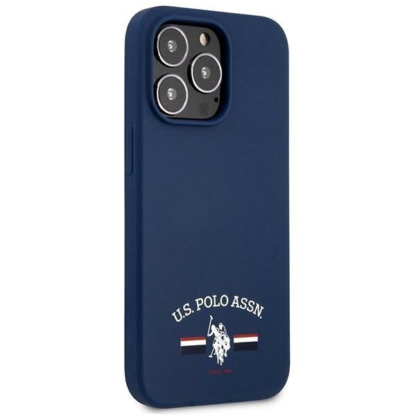 US Polo USHCP13XSFGV iPhone 13 Pro Max 6.7 &quot;navy blue / navy Silicone Collection цена и информация | Telefoni kaaned, ümbrised | kaup24.ee