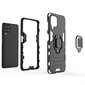 Ring Armor Case Kickstand Tough Rugged Cover for Samsung Galaxy A22 4G black hind ja info | Telefoni kaaned, ümbrised | kaup24.ee