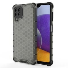 Honeycomb Case armor cover with TPU Bumper for Samsung Galaxy A22 4G black (Black) hind ja info | Telefoni kaaned, ümbrised | kaup24.ee