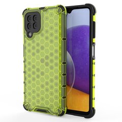 Honeycomb Case armor cover with TPU Bumper for Samsung Galaxy A22 4G green (Green) цена и информация | Чехлы для телефонов | kaup24.ee