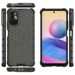 Honeycomb Case armor cover with TPU Bumper for Xiaomi Redmi Note 10 5G / Poco M3 Pro black hind ja info | Telefoni kaaned, ümbrised | kaup24.ee