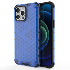 Honeycomb Case armor cover with TPU Bumper for iPhone 13 Pro Max blue (Light blue || Niebieski) hind ja info | Telefoni kaaned, ümbrised | kaup24.ee