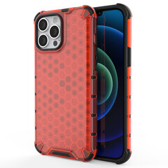 Honeycomb Case armor cover with TPU Bumper for iPhone 13 Pro Max red (Red) цена и информация | Чехлы для телефонов | kaup24.ee