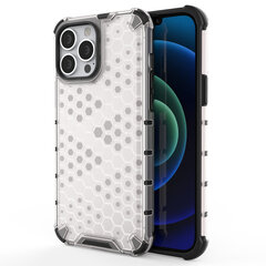 Honeycomb Case armor cover with TPU Bumper for iPhone 13 Pro Max transparent (Transparent) цена и информация | Чехлы для телефонов | kaup24.ee